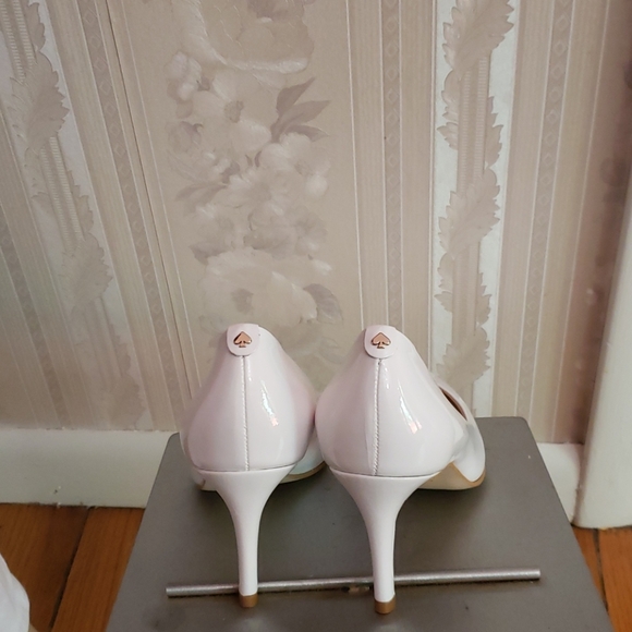 Kate Spade NY Vida White Heels, New - Picture 3 of 7